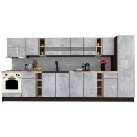 Bucatarie MARINA NEW 390 A Wenge / Decor 4298
